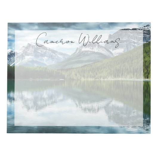 Bergen | Canadees Rockies, Alberta Canada Notitieblok (Voorkant)