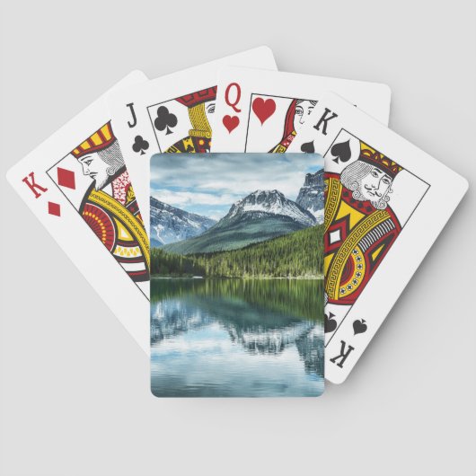 Bergen | Canadees Rockies, Alberta Canada Pokerkaarten (Achterkant)
