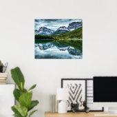 Bergen | Canadees Rockies, Alberta Canada Poster (Thuiskantoor)