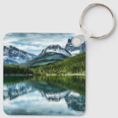 Bergen | Canadees Rockies, Alberta Canada Sleutelhanger (Achterkant)