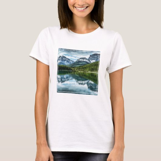 Bergen | Canadees Rockies, Alberta Canada T-shirt (Voorkant)