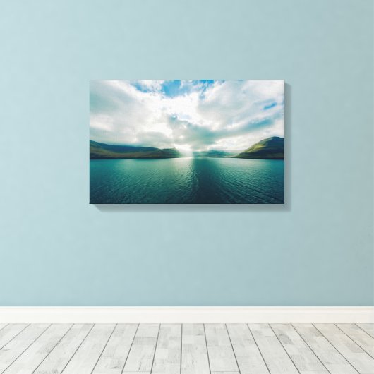 Bergen Canvas Afdruk (Insitu (Houten vloer))