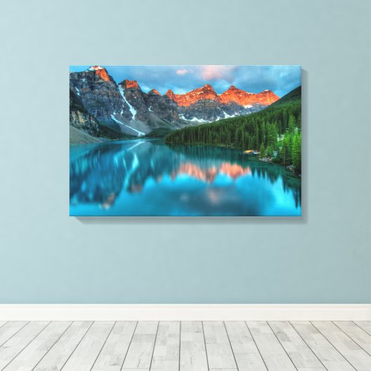 Bergen Canvas Afdruk (Insitu (Houten vloer))