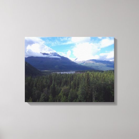 Bergen Canvas Afdruk (Voorkant)