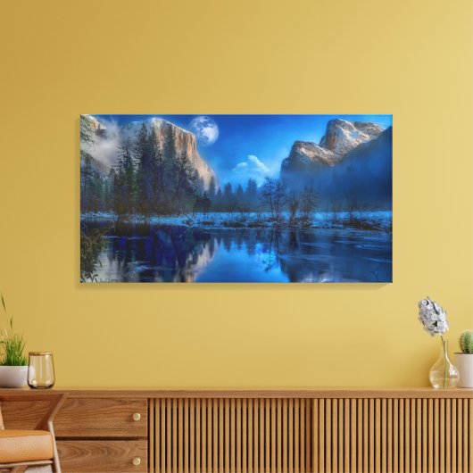 Bergen Canvas Afdruk (Insitu (Woonkamer))