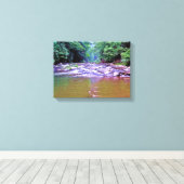 Bergen Creek Zwemgat Canvas Afdruk (Insitu (Houten vloer))