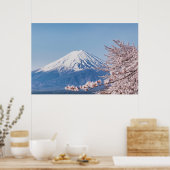 Bergen | De berg Fuji Tokio, Japan Poster (Keuken)