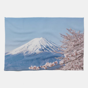Bergen De berg Fuji Tokio, Japan Theedoek