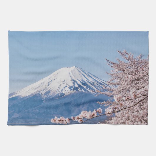 Bergen | De berg Fuji Tokio, Japan Theedoek (Horizontaal)