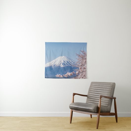 Bergen | De berg Fuji Tokio, Japan Wandkleed (In Situ (horizontaal))