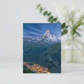 Bergen | De Matterhorn, Zermatt, Zwitserse Alpen Briefkaart (Staand voorkant)