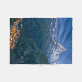 Bergen | De Matterhorn, Zermatt, Zwitserse Alpen Fleece Deken (Voorkant (Horizontaal))