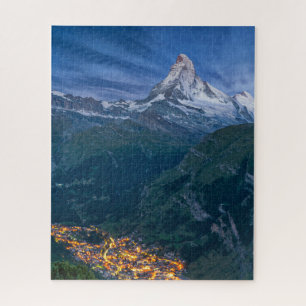 Bergen   De Matterhorn, Zermatt, Zwitserse Alpen Legpuzzel
