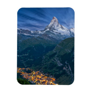 Bergen   De Matterhorn, Zermatt, Zwitserse Alpen Magneet