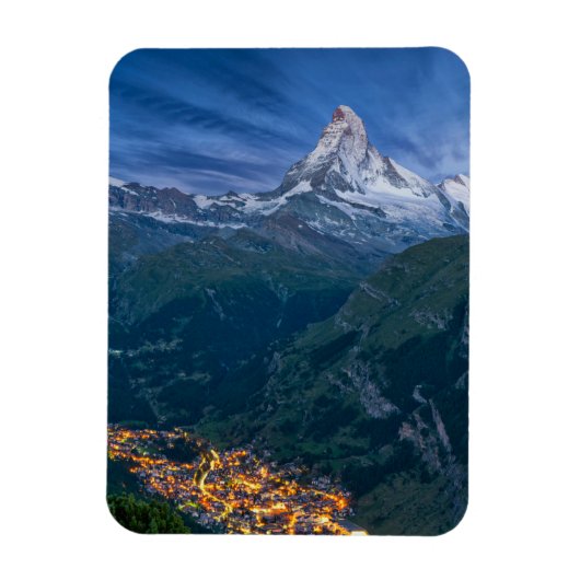 Bergen | De Matterhorn, Zermatt, Zwitserse Alpen Magneet (Verticaal)