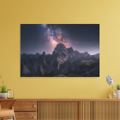 Bergen | Dolomites Mountains, Italië Canvas Afdruk (Insitu (Woonkamer))
