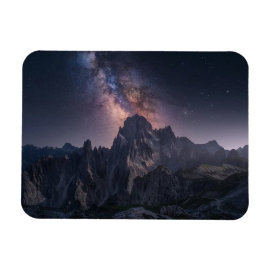 Bergen | Dolomites Mountains, Italië Magneet (Horizontaal)