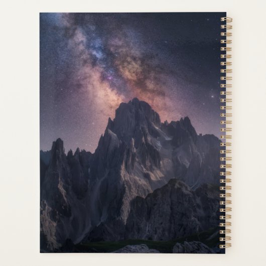 Bergen | Dolomites Mountains, Italië Planner (Achterkant)