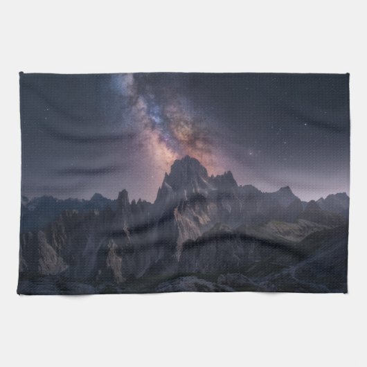 Bergen | Dolomites Mountains, Italië Theedoek (Horizontaal)