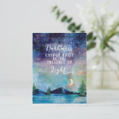 bergen donker kan geen briefkaart bestaan (Staand voorkant)