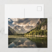 Bergen | Dürrensee Lake, Dolomites, Italië Briefkaart (Voorkant / Achterkant)