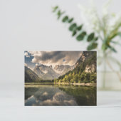 Bergen | Dürrensee Lake, Dolomites, Italië Briefkaart (Staand voorkant)