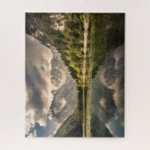 Bergen | Dürrensee Lake, Dolomites, Italië Legpuzzel (Verticaal)