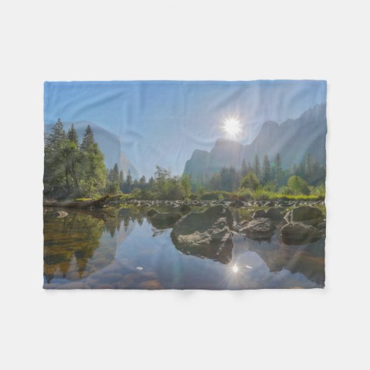 Bergen | El Capitan Yosemite Park, Californië Fleece Deken (Voorkant (Horizontaal))