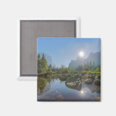 Bergen | El Capitan Yosemite Park, Californië Magneet (Voorkant / Achterkant)