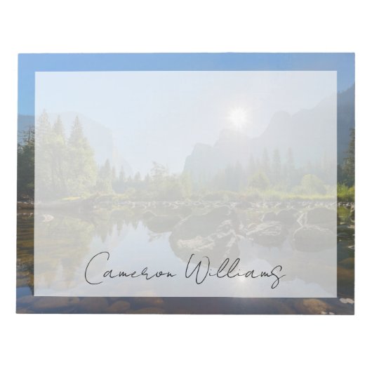 Bergen | El Capitan Yosemite Park, Californië Notitieblok (Voorkant)