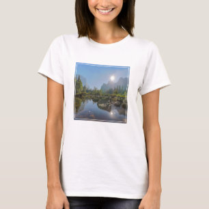 Bergen El Capitan Yosemite Park, Californië T-shirt