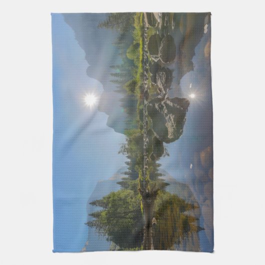 Bergen | El Capitan Yosemite Park, Californië Theedoek (Verticaal)