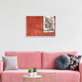 Bergen en Barn Canvas Afdruk (Insitu (Woonkamer))