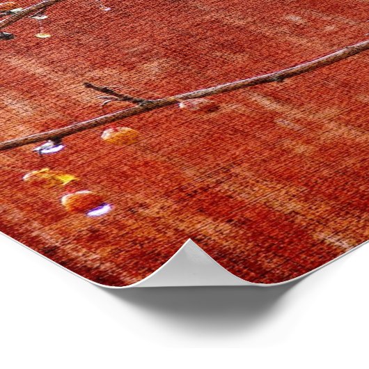 Bergen en Barn Poster (Hoek)