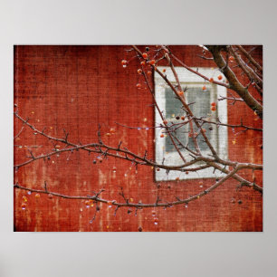 Bergen en Barn Poster