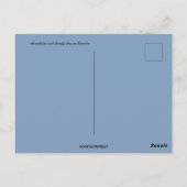 Bergen en bewolkte lucht in Ecuador Briefkaart (Achterkant)