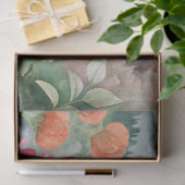 Bergen en bloemen Waterverf Decoupage Tissuepapier (Geschenk)