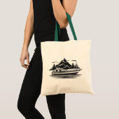 Bergen en boot tote bag (Voorkant (product))