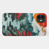 Bergen en bos Case-Mate iPhone case (Achterkant (horizontaal))