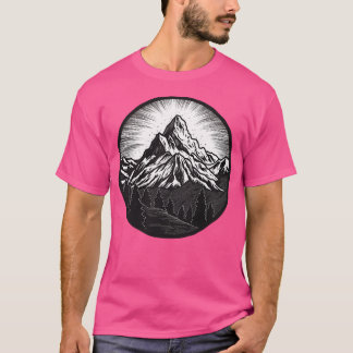 Bergen en bossen actief t-shirt