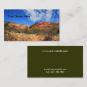 Bergen en Cloudscape Visitekaartje (Voorkant / Achterkant)