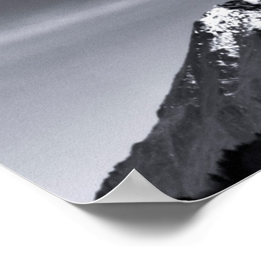 bergen en de maan poster (Hoek)