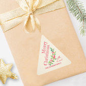 Bergen en Griekenland op de kerstfeestdag in Ivoor Sticker