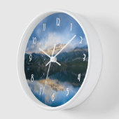 Bergen en het meer Schilderachtig Natuur Foto (Hoek)