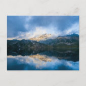 Bergen en het meer Schilderachtig Natuur Foto Briefkaart (Voorkant)