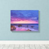 Bergen en het meer Schilderachtig Natuur Foto Canvas Afdruk (Insitu (Houten vloer))