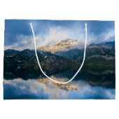 Bergen en het meer Schilderachtig Natuur Foto Groot Cadeauzakje (Achterkant)