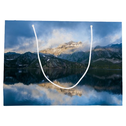 Bergen en het meer Schilderachtig Natuur Foto Groot Cadeauzakje (Achterkant)