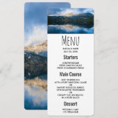 Bergen en het meer Schilderachtig Natuur Foto Kaart (Voorkant / Achterkant)