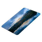 Bergen en het meer Schilderachtig Natuur Foto Magneet (Linkerzijde)